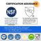 Household Refrigeration Water Filters 4 Compatible Replacement NSF42/NSF53 Certified